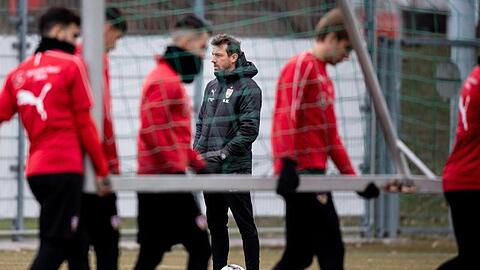 Leitet weiterhin das Training des VfB Stuttgart: Coach Markus Weinzierl.