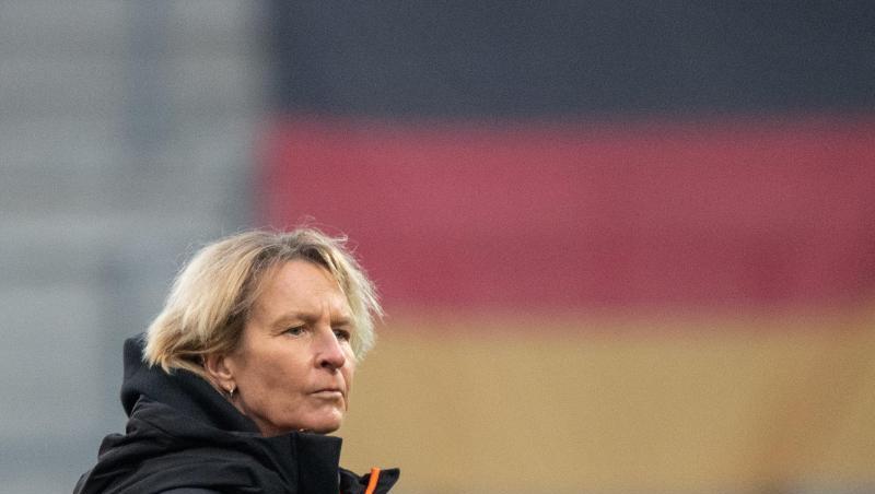 Deutschlands Trainerin Martina Voss-Tecklenburg.