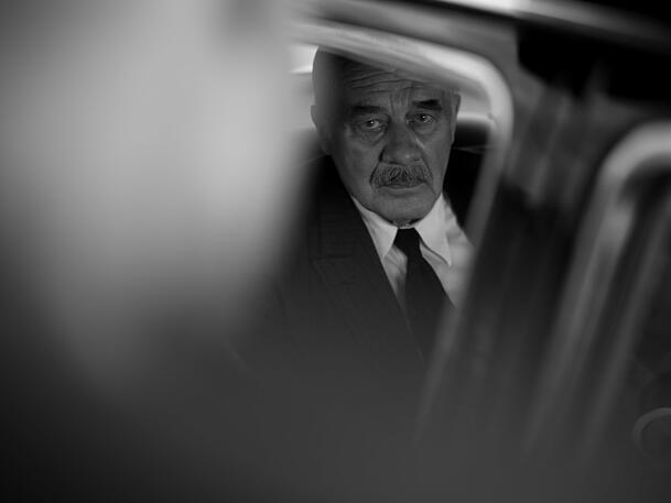 Hanns Zischler spielt Thomas Mann.
