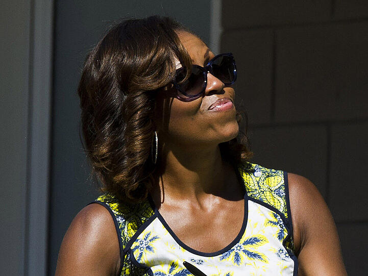 First Lady Michele Obama beim 18. Arthur Ashe Kids' Day in New York