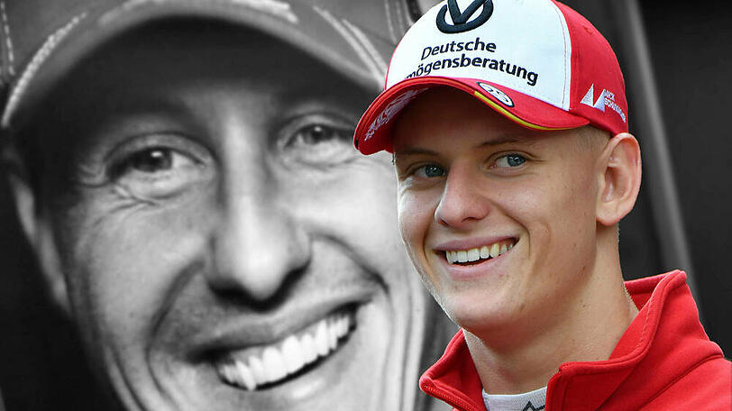 Mick Schumacher (r.) fährt ab 2021 in der Formel 1 und tritt in die Fußstapfen seines Vaters Michael Schumacher (l.)