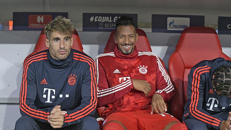 Javi Martínez (l.) und Jérôme Boateng verlassen den FC Bayern im Sommer. Javi Martínez (l.) und Jérôme Boateng verlassen den FC Bayern im Sommer.