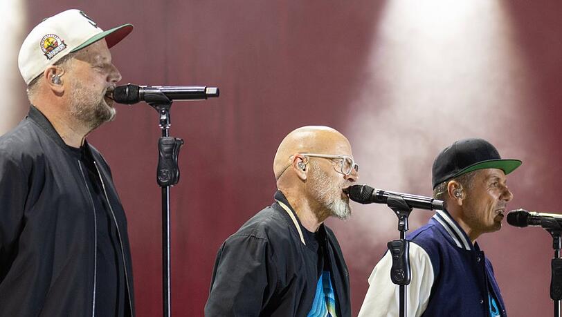 Die Fantastischen Vier (v.l.): Smudo, Thomas D und Michi Beck.