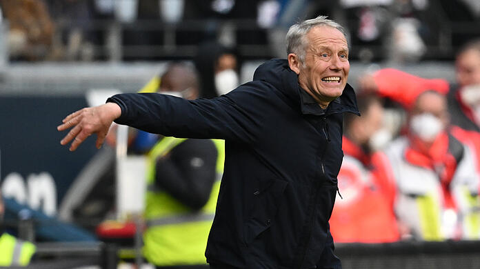 Freiburg-Trainer Christian Streich.