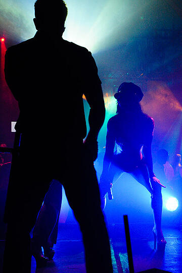 "Club Bizarre Police Academy Sex" im Parkcafé
