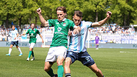 Die L&ouml;wen um Manuel Pfeiffer kamen in Schweinfurt nicht &uuml;ber ein 1:1 heraus.