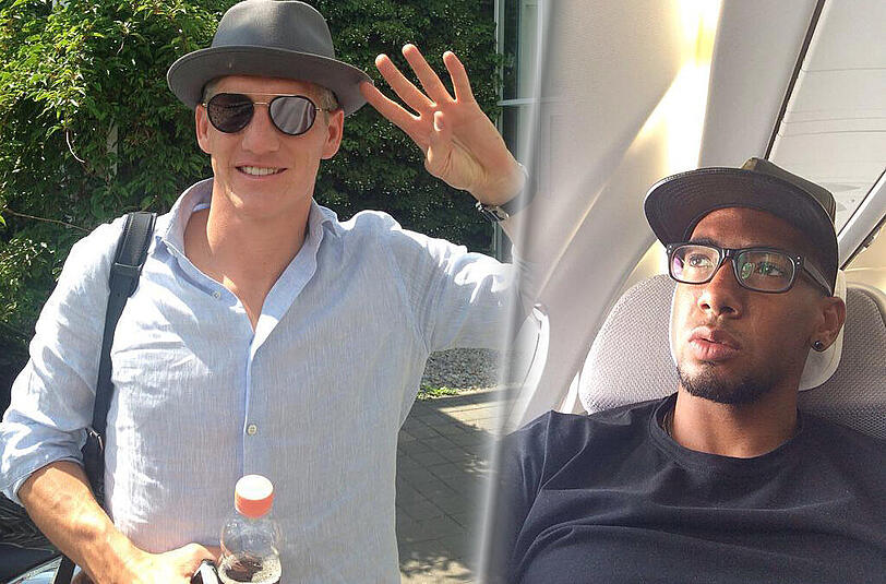 Mit einem "richtig guten Gefühl" geht's für Bastian Schweinsteiger nach der WM in den Urlaub. Auch die anderen WM-Helden verabschieden sich in die Ferien.