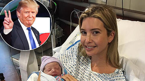 Donald Trumps Tochter Ivanka präsentiert stolz ihren neugeborenen Sohn Theodore James