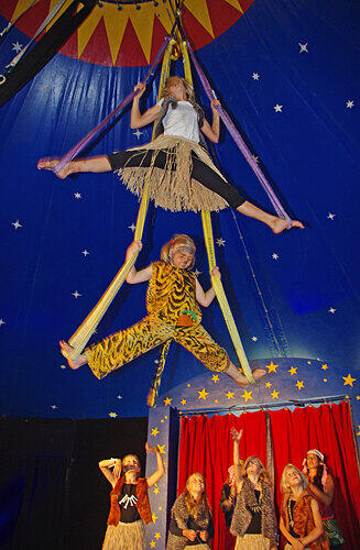Das Motto in Riem lautete: Zirkus nicht ansehen, nicht nachspielen - sondern wirklich selber machen!