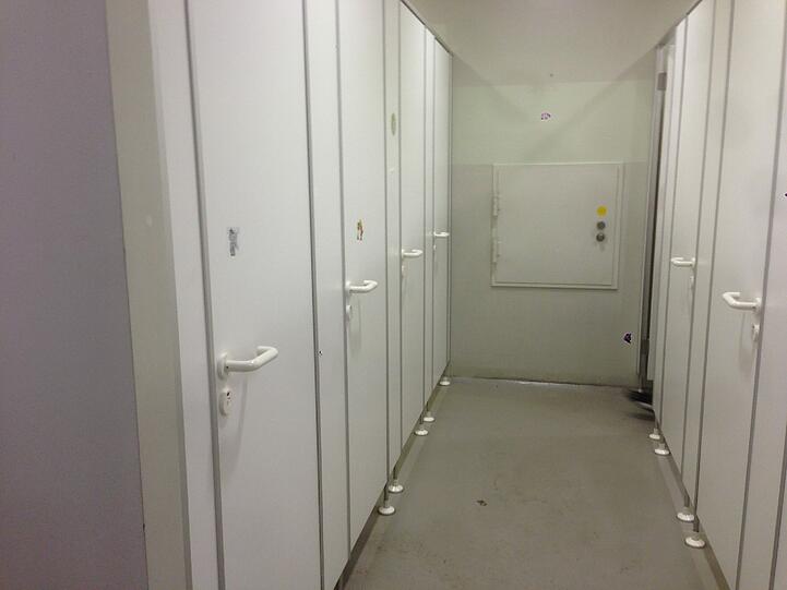 Kein Zutritt: Die Toiletten in der Allianz Arena.
