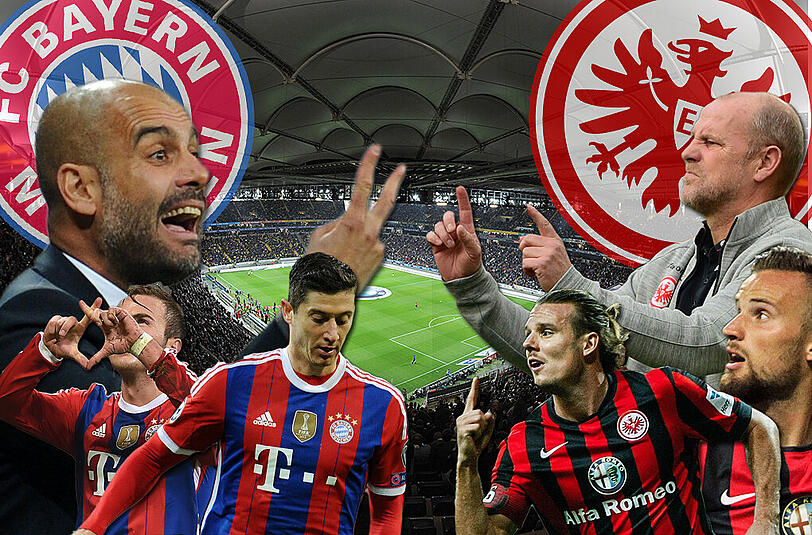 Eintracht Frankfurt gegen den FC Bayern München im AZ-Liveticker