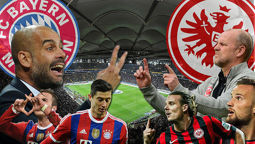 Eintracht Frankfurt gegen den FC Bayern München im AZ-Liveticker