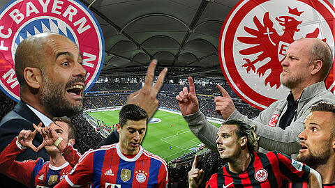 Eintracht Frankfurt gegen den FC Bayern München im AZ-Liveticker