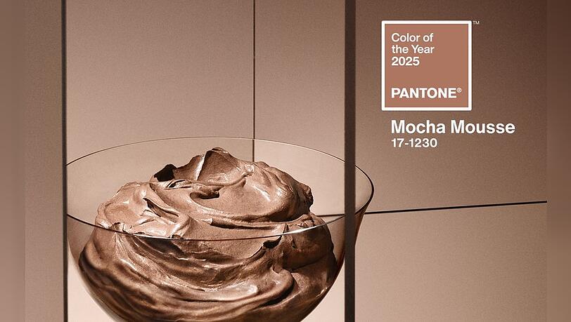 Pantone hat "Mocha Mousse" zur Farbe des Jahres 2025 gew&auml;hlt.
