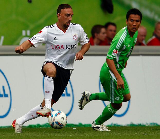 FRANCK RIBÉRY: Erstmals wieder von Beginn an dabei, rackerte und kämpfte. Doch der Franzose blieb oft hängen, ist noch nicht zu 100 Prozent fit. Doch dann: Der Pass auf den Flügel vor dem 1:0. NOTE: 3