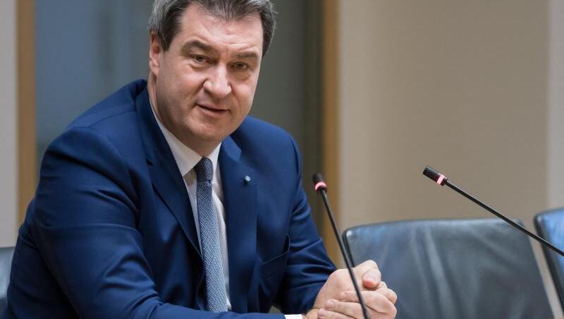 Ministerpräsident Markus Söder (CSU) nimmt im Landtag an einer Pressekonferenz teil. Foto: Sven Hoppe/Archiv Ministerpräsident Markus Söder (CSU) nimmt im Landtag an einer Pressekonferenz teil. Foto: Sven Hoppe/Archiv
