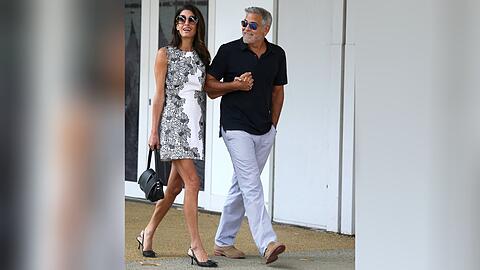 Amal und George Clooney sind nach Venedig gereist.