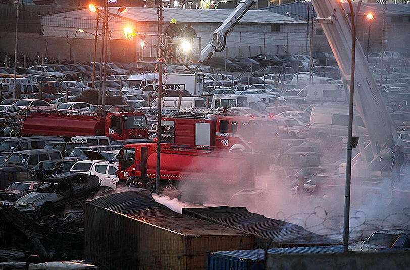 In Jordanien explodierte ein Container mit Feuerwerkskörpern. Acht Menschen wurden getötet, etliche weitere schwer verletzt.