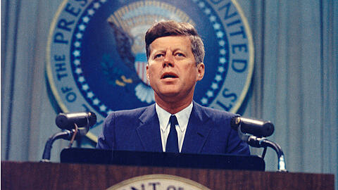 John F. Kennedy wurde am 8. November 1960 zum 35. Präsident der Vereinigten Staaten gewählt