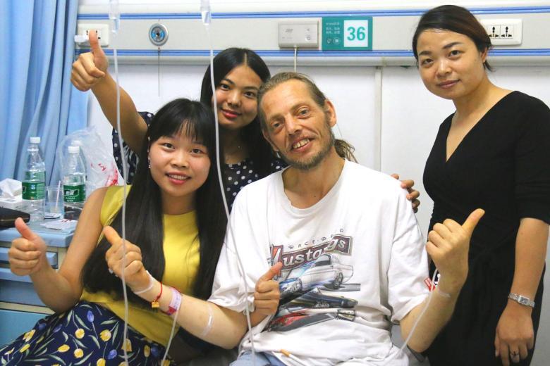 Alexander Cirk geht es mittlerweile wieder gut. Im Krankenhaus wurde er vom Pflegepersonal aufgepäppelt.