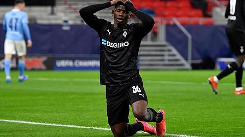 Breel Embolo ist mit den Gladbachern in der Champions League ausgeschieden.