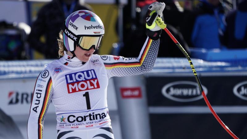 Wurde Neunte im Super-G von Cortina d'Ampezzo: Viktoria Rebensburg. Wurde Neunte im Super-G von Cortina d'Ampezzo: Viktoria Rebensburg.