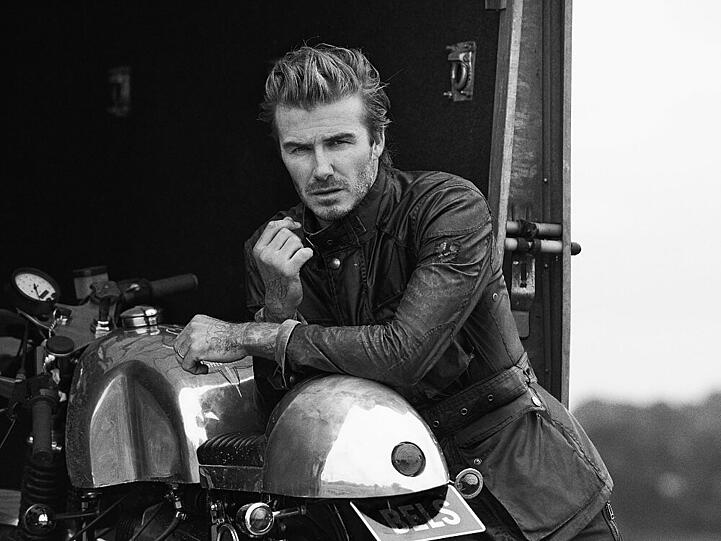 So cool zeigt sich David Beckham in der Kampagne für Belstaff