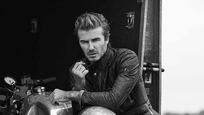 So cool zeigt sich David Beckham in der Kampagne für Belstaff
