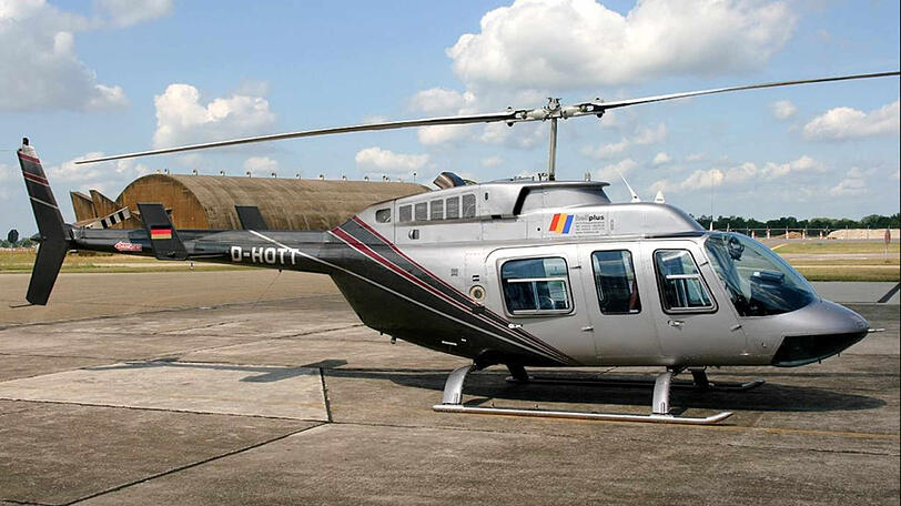 Mit diesem Helikopter verunglückten die Inselkammers.