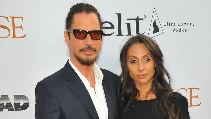 Chris Cornell und Vicky bei einem Event 2017. Chris Cornell und Vicky bei einem Event 2017.