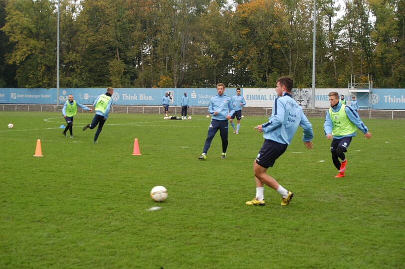 Das erste Training mit dem neuen Co-Trainer Sven Kmetsch.