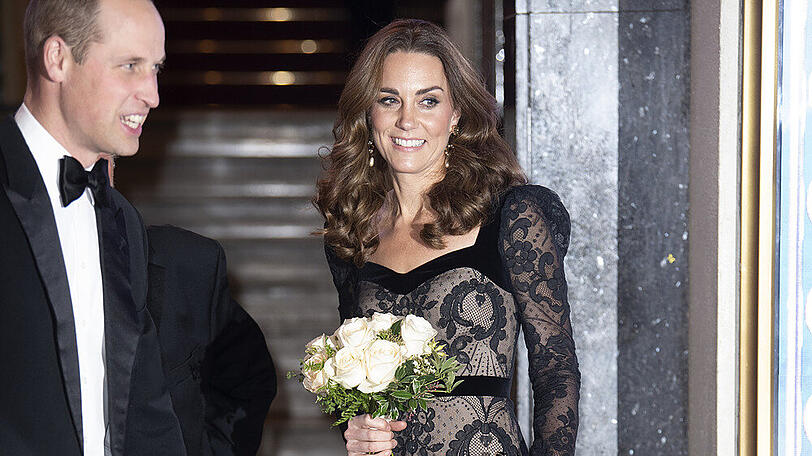 Herzogin Kate und Prinz William bei der "Royal Variety Performance" im Londoner Palladium