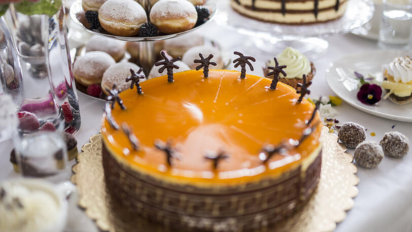 ... oder die meisterlichen Torten und Kuchen.
