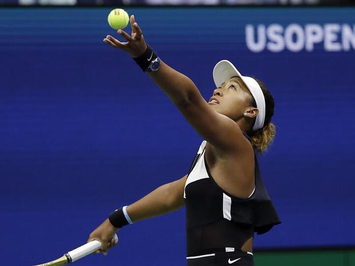 Die Japanerin Naomi Osaka unterliegt im Achtelfinale der US Open Belinda Bencic aus der Schweiz.
