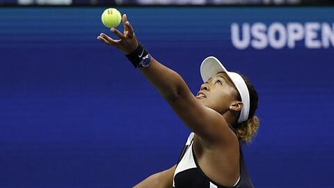 Die Japanerin Naomi Osaka unterliegt im Achtelfinale der US Open Belinda Bencic aus der Schweiz.