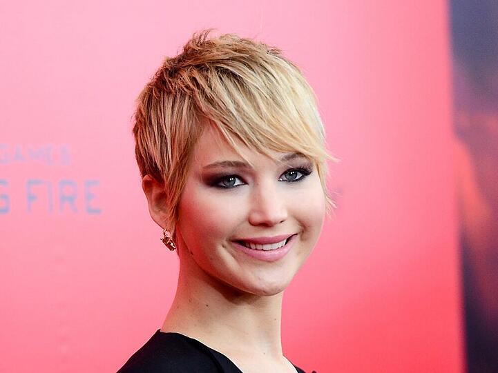 Seit kurzem hat sie auch eine neue Frisur: Jennifer Lawrence