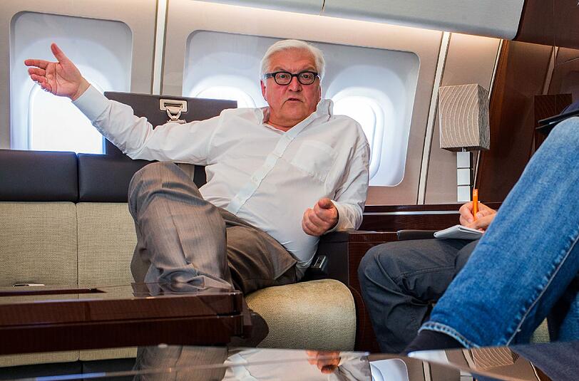 Zu einem zweitägigen Besuch in der Ukraine eingetroffen: Außenminister Frank-Walter Steinmeier.