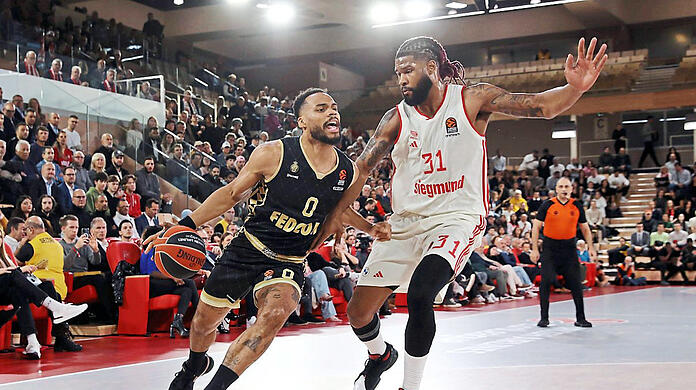 "Es gab keinen Widerstand": Die Bayern um Devin Booker (rechts) unterliegen bei Tabellenführer AS Monaco.