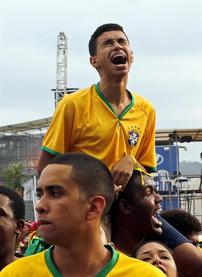 Aus der Traum für die Brasilianer: So reagieren die Fans auf die Blamage gegen Deutschland im Halbfinale