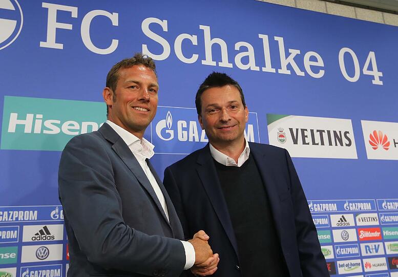 Markus Weinzierl (l.) mahnte bei seinem Dienst-Antritt zur Bescheidenheit.