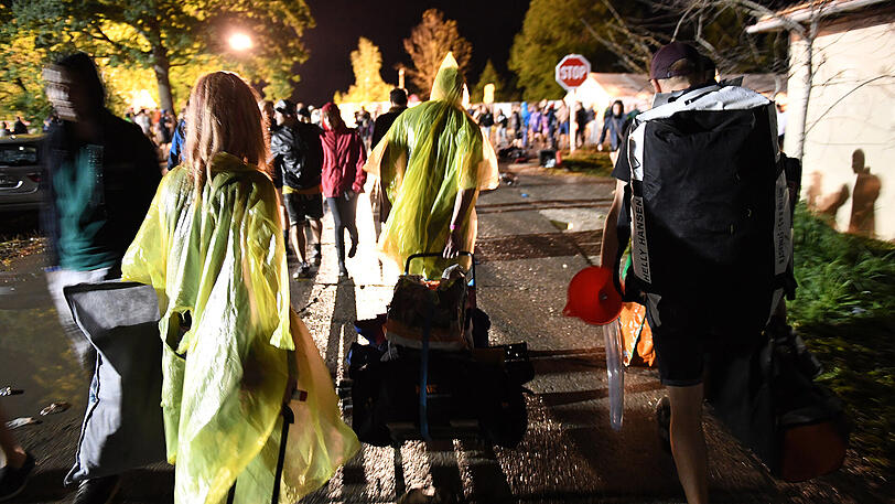 Unwetter-Chaos beim Chiemsee Summer 2017. Die Bilder.