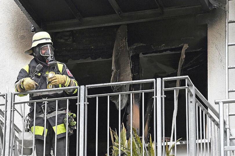 Bilder vom Feuerwehreinsatz in Obergiesing.