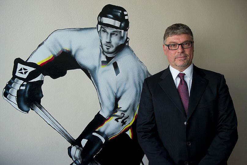 Eishockey-Bundestrainer und Sportdirektor Pat Cortina.