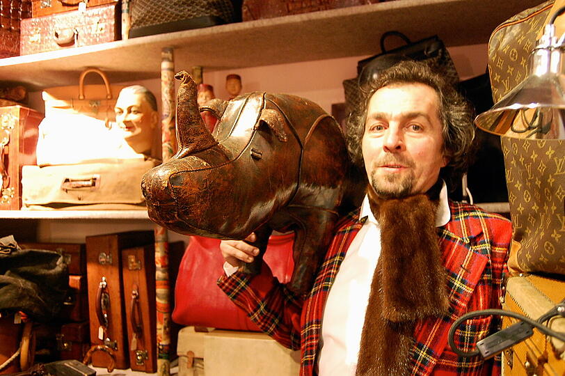 Die schönsten Münchner Second-Hand-Geschäfte: Hier: Sams & Son, Frauenhoferstraße 23, www.alte-koffer.de