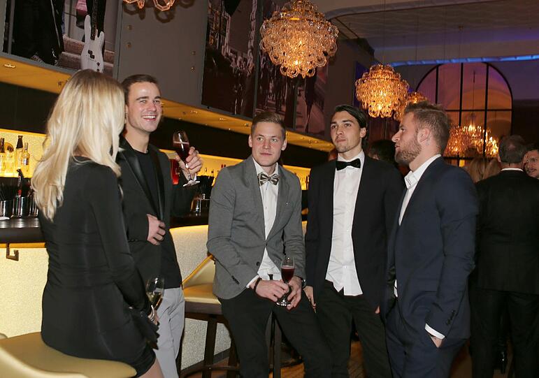 Yannick Stark, Vitus Eicher, Markus Schwabl und Daniel Adlung.