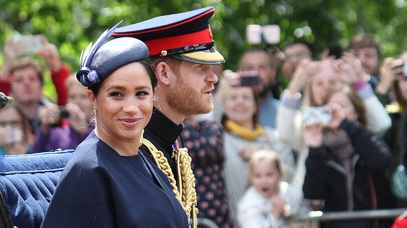 Sie treten nicht mehr länger als Vertreter der britischen Royals auf: Herzogin Meghan und Prinz Harry.