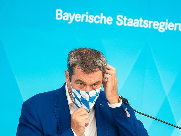 Der bayerische Ministerpräsident Markus Söder (CSU) spricht. Foto: Nicolas Armer/dpa
