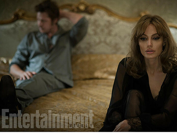 Brad Pitt und Angelina Jolie in "By the Sea"