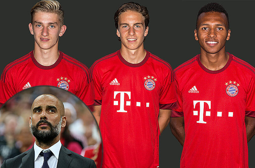Wieder zurück im Amateur-Team: Kurt, Gaudino und Green