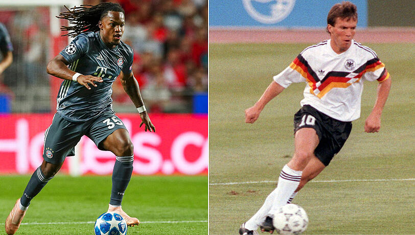 Dynamischer Antritt, Zweikampfstärke, Torgefahr: Renato Sanches (links) erinnerte gegen Ex-Klub Benfica Lissabon ein wenig an Weltmeister Lothar Matthäus. Dynamischer Antritt, Zweikampfstärke, Torgefahr: Renato Sanches (links) erinnerte gegen Ex-Klub Benfica Lissabon ein wenig an Weltmeister Lothar Matthäus.